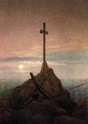 Caspar David Friedrich Cross Beside The Baltic oil painting